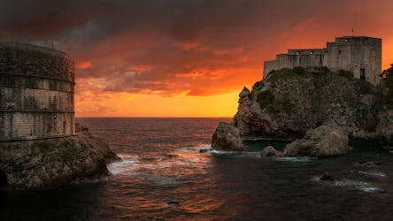 Visita guidata serale della città vecchia e guida panoramica a Dubrovnik